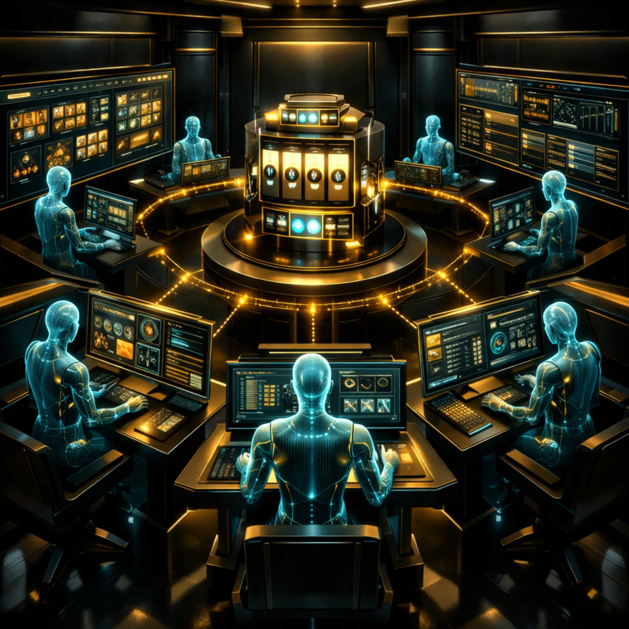 SquadMatic autonomous AI-native studio visual